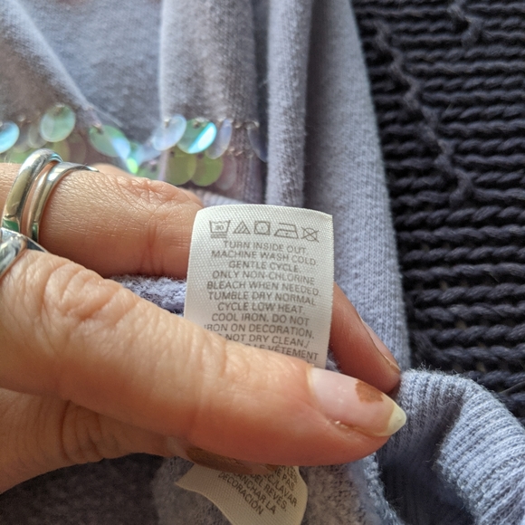 VS Sparkle Tunic Sweatshirt Sz Small - Picture 6 of 8